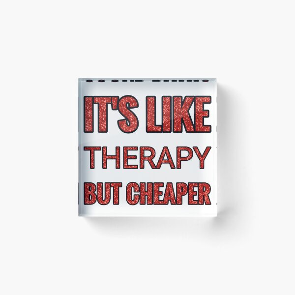 Item preview, Sound Baths It'S Like Therapy But Cheaper And Better Red Rhinestone designed and sold by TheIconSmith.