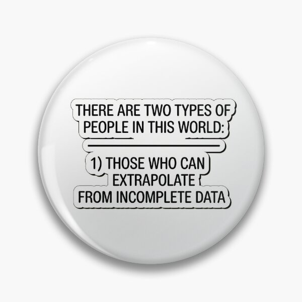 Item preview, Data Science Humor: Two Types of People designed and sold by NiftyWrx.