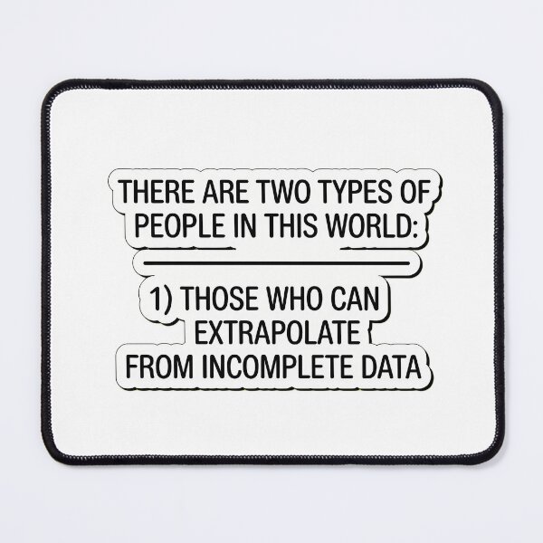 Item preview, Data Science Humor: Two Types of People designed and sold by NiftyWrx.