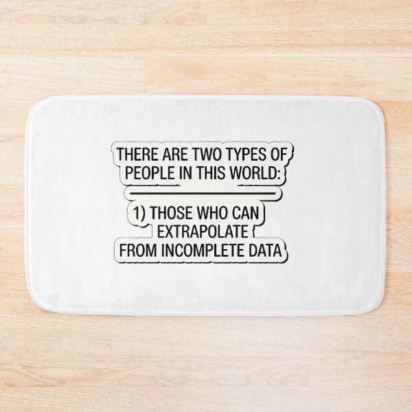 Item preview, Data Science Humor: Two Types of People designed and sold by NiftyWrx.