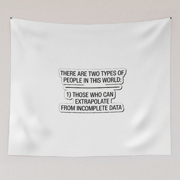 Item preview, Data Science Humor: Two Types of People designed and sold by NiftyWrx.