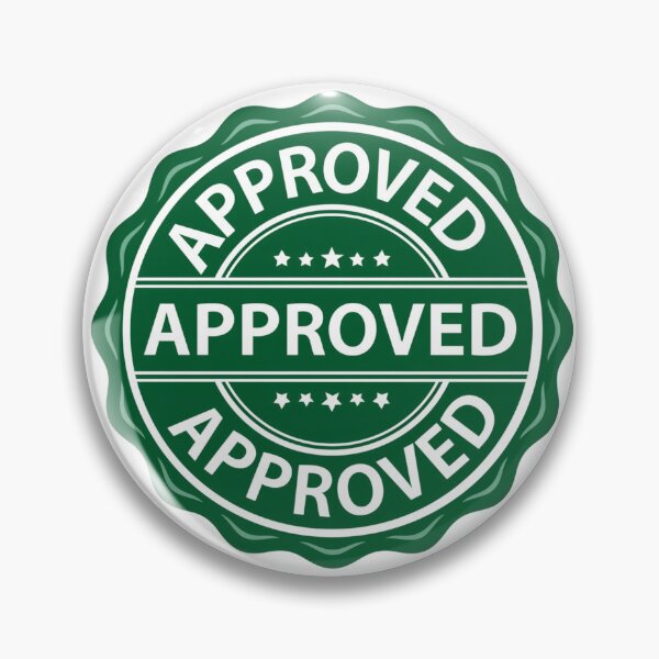 Item preview, Approved Stamp designed and sold by StudioRedKoala.