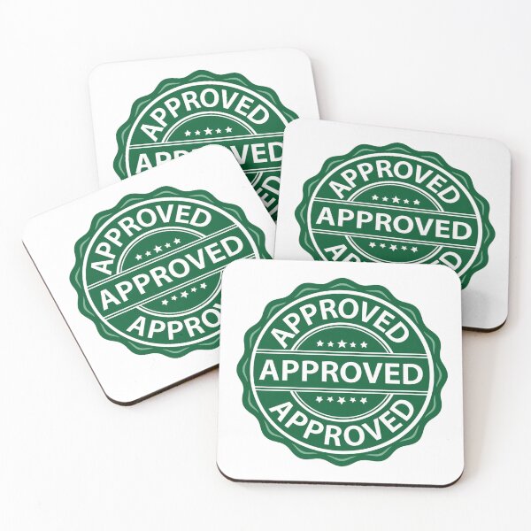 Item preview, Approved Stamp designed and sold by StudioRedKoala.