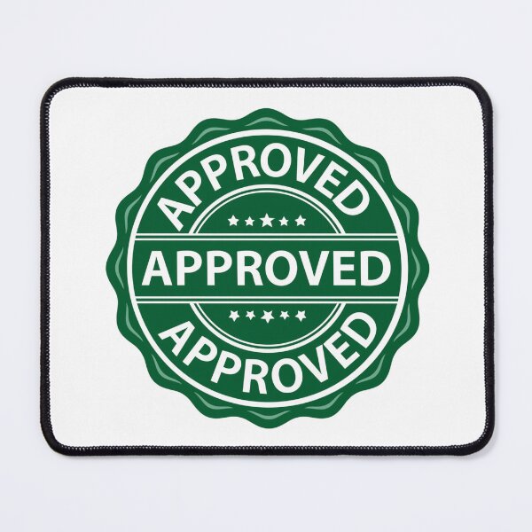 Item preview, Approved Stamp designed and sold by StudioRedKoala.