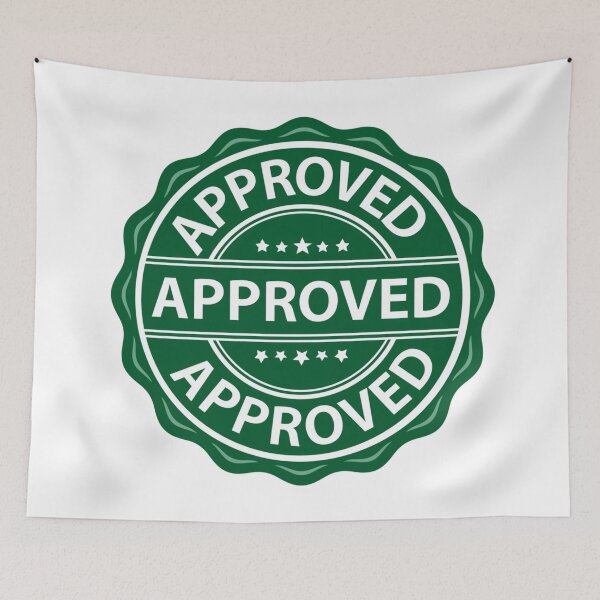 Item preview, Approved Stamp designed and sold by StudioRedKoala.