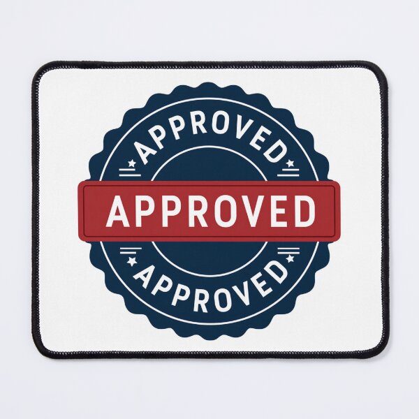Item preview, Approved Stamp designed and sold by StudioRedKoala.