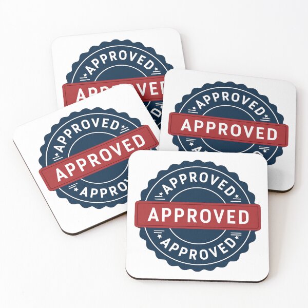 Item preview, Approved Stamp designed and sold by StudioRedKoala.