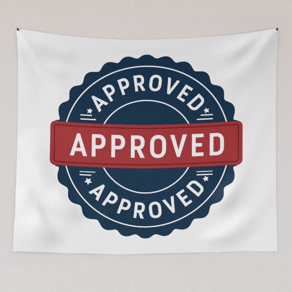 Item preview, Approved Stamp designed and sold by StudioRedKoala.