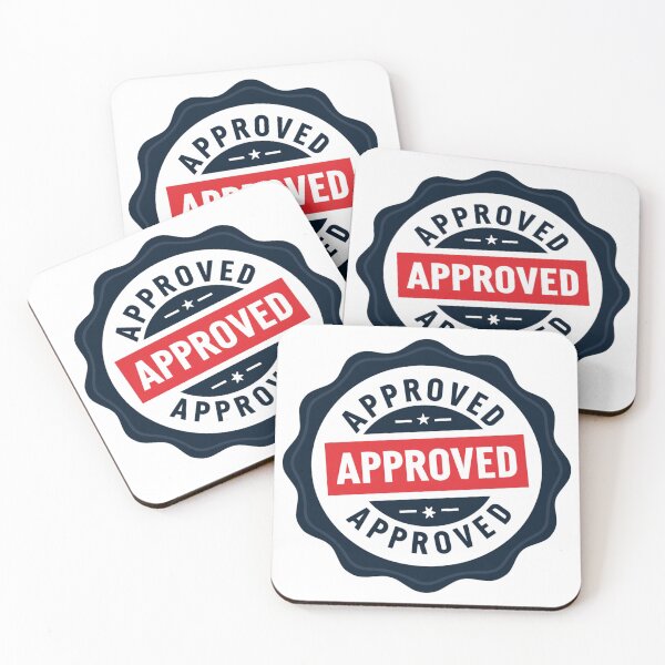 Item preview, Approved Stamp designed and sold by StudioRedKoala.