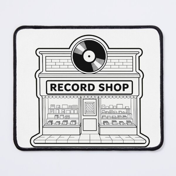 Item preview, Record Shop Vinyl Store Niche designed and sold by NiftyWrx.