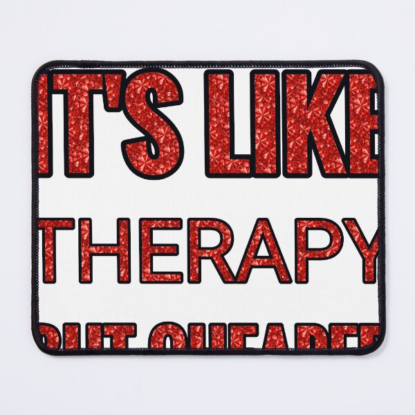 Item preview, Astrology It'S Like Therapy But Cheaper And Better Red Rhinestone designed and sold by TheIconSmith.