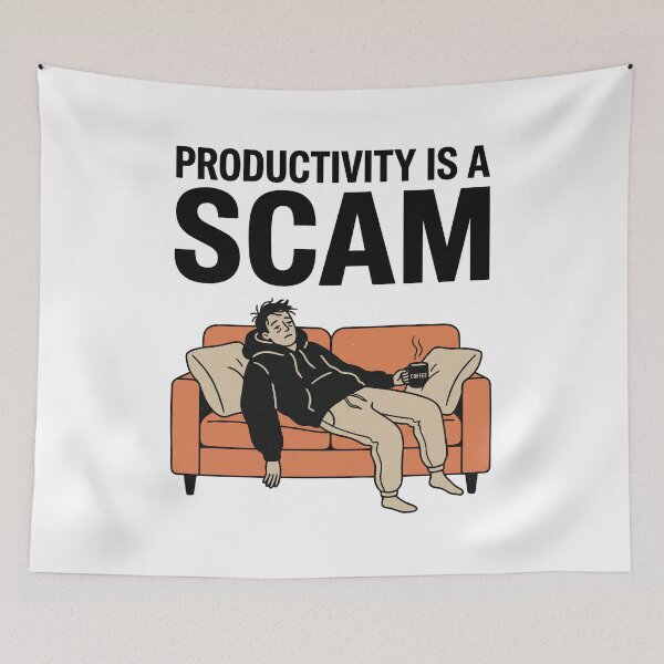Item preview, Productivity is a Scam designed and sold by khalidnasr.