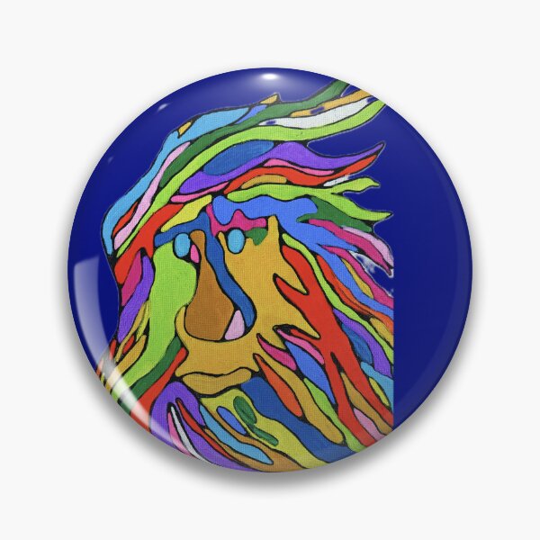 Item preview, Wizard Warrior, Vibrant Neurographic Lion Art for Strength, Courage & Inner Power designed and sold by Sherrylynart.