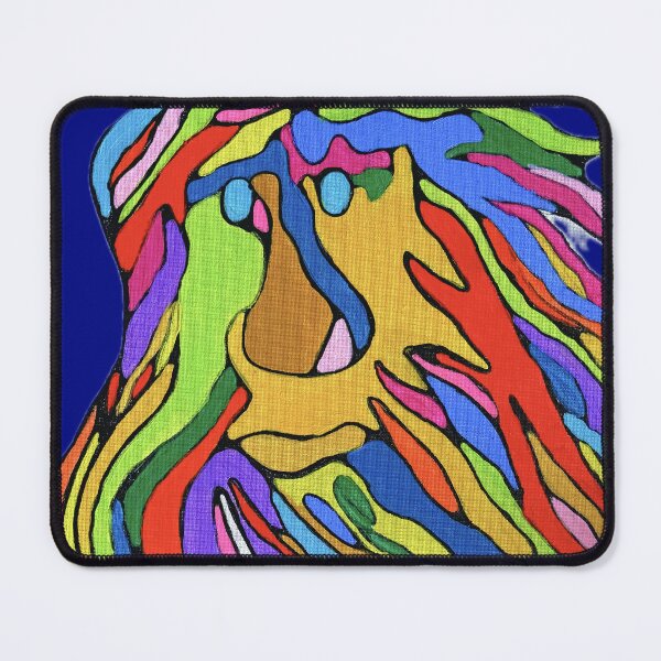 Item preview, Wizard Warrior, Vibrant Neurographic Lion Art for Strength, Courage & Inner Power designed and sold by Sherrylynart.