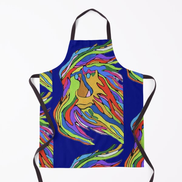 Item preview, Wizard Warrior, Vibrant Neurographic Lion Art for Strength, Courage & Inner Power designed and sold by Sherrylynart.