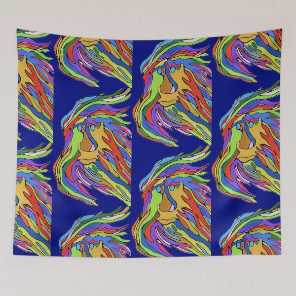 Item preview, Wizard Warrior, Vibrant Neurographic Lion Art for Strength, Courage & Inner Power designed and sold by Sherrylynart.