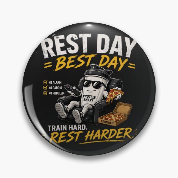 Item preview, Rest Day Best Day Gym Funny Workout Fitness Design designed and sold by Drip5.