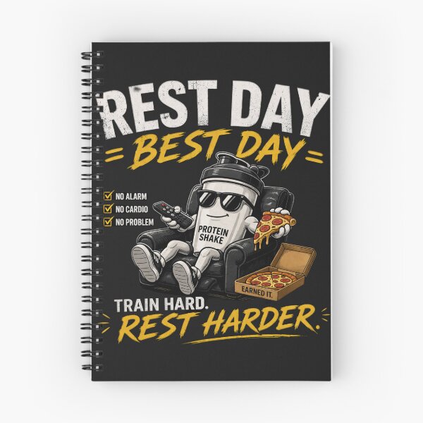 Item preview, Rest Day Best Day Gym Funny Workout Fitness Design designed and sold by Drip5.