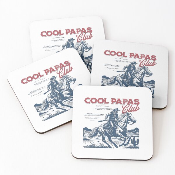 Item preview, Cool Papas Club: Retro Western Cowboy Illustration designed and sold by HBDStudio.