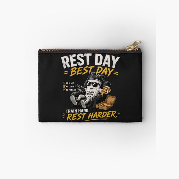 Item preview, Rest Day Best Day Gym Funny Workout Fitness Design designed and sold by Drip5.