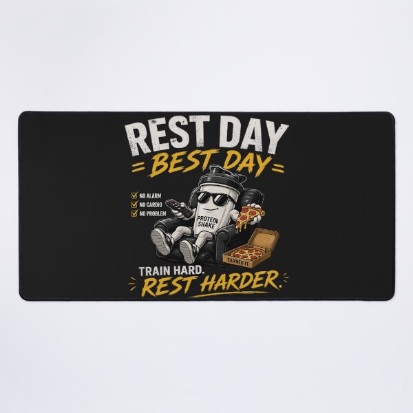 Item preview, Rest Day Best Day Gym Funny Workout Fitness Design designed and sold by Drip5.