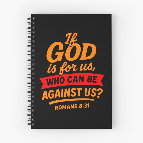 Item preview, Romans 8:31 If God Is For Us Who Can Be Against Us? designed and sold by plushism.