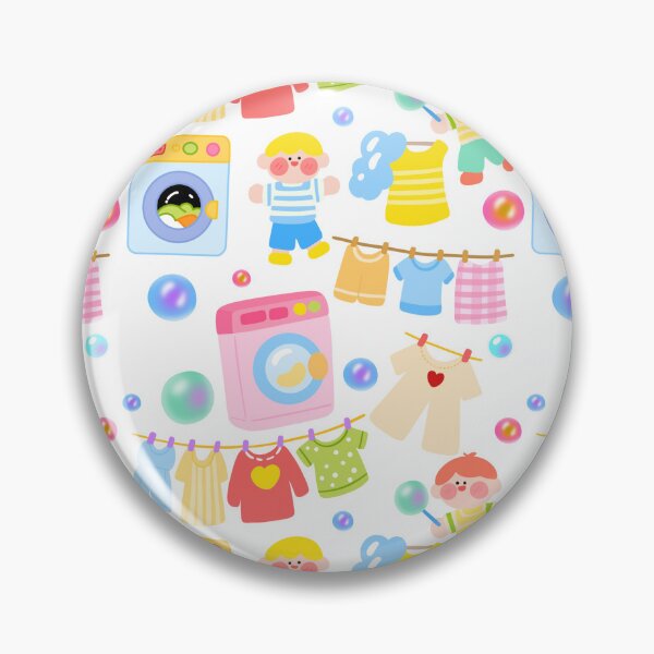 Item preview, Playful Laundry Day Seamless Pattern  designed and sold by KJackArtwork.