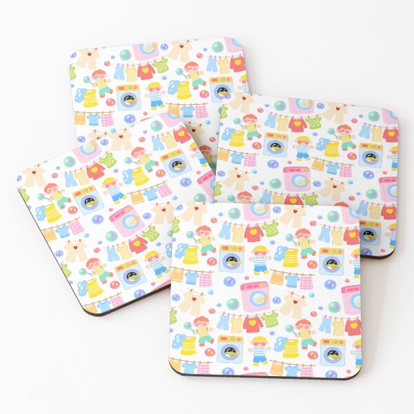 Item preview, Playful Laundry Day Seamless Pattern  designed and sold by KJackArtwork.
