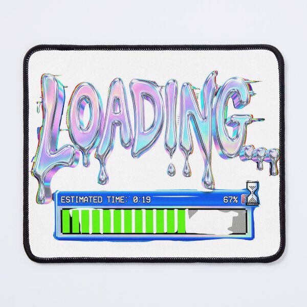 Item preview, Loading Motivation Y2K Progress Bar Funny Lazy Procrastination Tee designed and sold by afarkar.