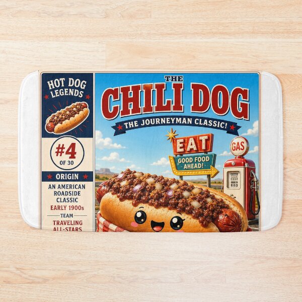 Item preview, Hotdog Heros Chili Dog designed and sold by 1mooreroy.