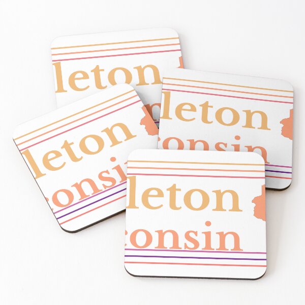 Item preview, Appleton Wisconsin City Marked On Map designed and sold by TheIconSmith.