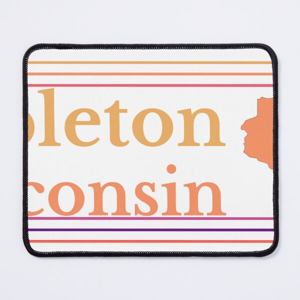 Item preview, Appleton Wisconsin City Marked On Map designed and sold by TheIconSmith.