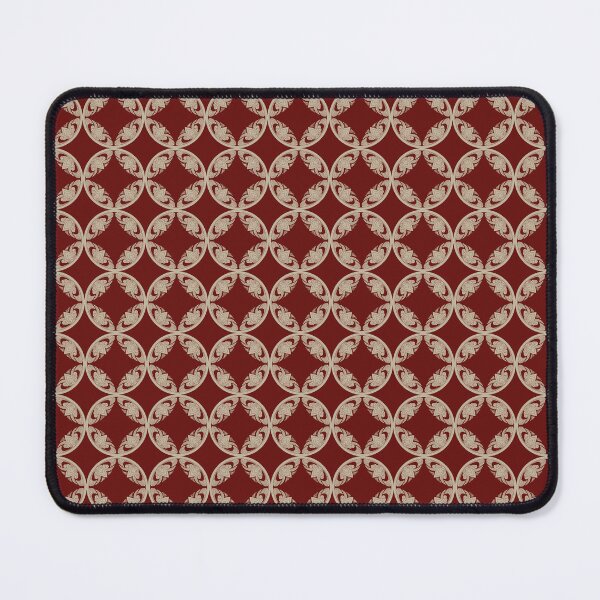 Item preview, Burgundy and Cream Gold Thai Shippo Pattern designed and sold by Novalgic.