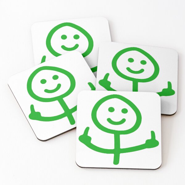 Item preview, Funny Smiley Face Stick Figure Man Screw You F#ck Off Go to Hell Rude Middle Finger Bird designed and sold by Space Ghettos.