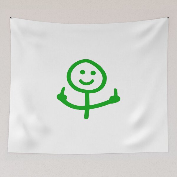 Item preview, Funny Smiley Face Stick Figure Man Screw You F#ck Off Go to Hell Rude Middle Finger Bird designed and sold by Space Ghettos.