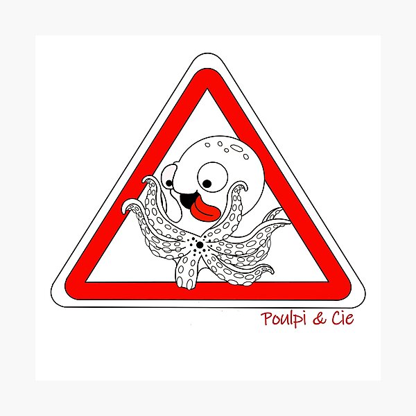 Artikelvorschau, Vorsicht vor dem Oktopus! entworfen und verkauft von poulpi & cie.
