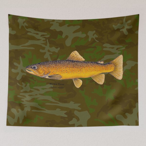 Item preview, Brown Trout Painting designed and sold by Stephen Emms.
