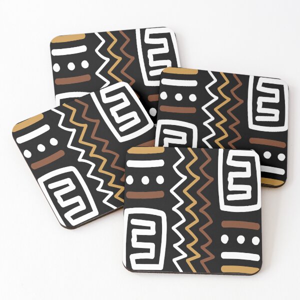 Item preview, Black Bogolan – Traditional African Pattern from Mali designed and sold by Wolagno.
