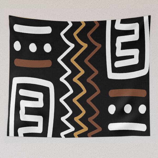 Item preview, Black Bogolan – Traditional African Pattern from Mali designed and sold by Wolagno.