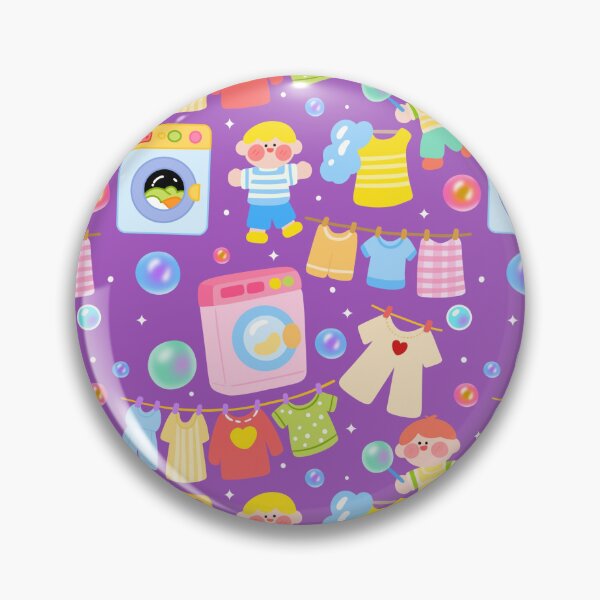 Item preview, Playful Laundry Day Seamless Pattern  designed and sold by KJackArtwork.