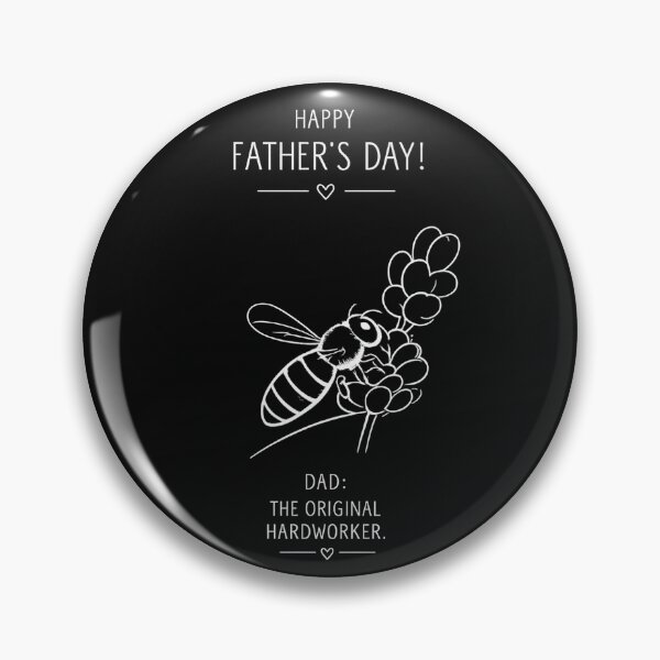 Item preview, Dad: The Original Hardworker | Minimalist Bee Father’s Day Design designed and sold by KielArt.