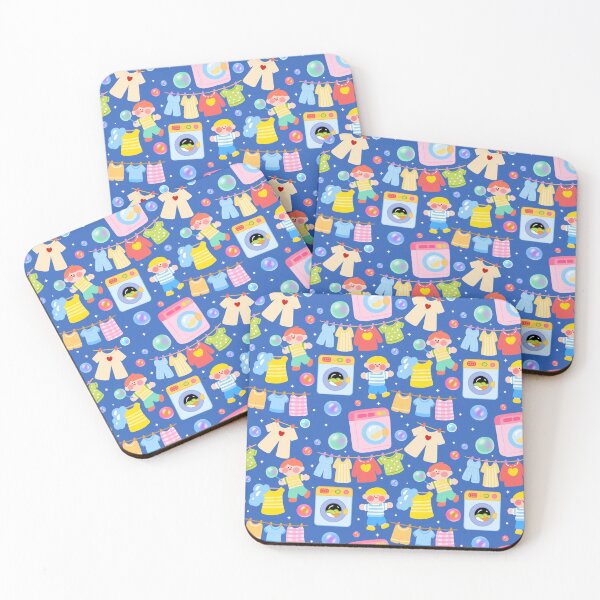 Item preview, Playful Laundry Day Seamless Pattern  designed and sold by KJackArtwork.