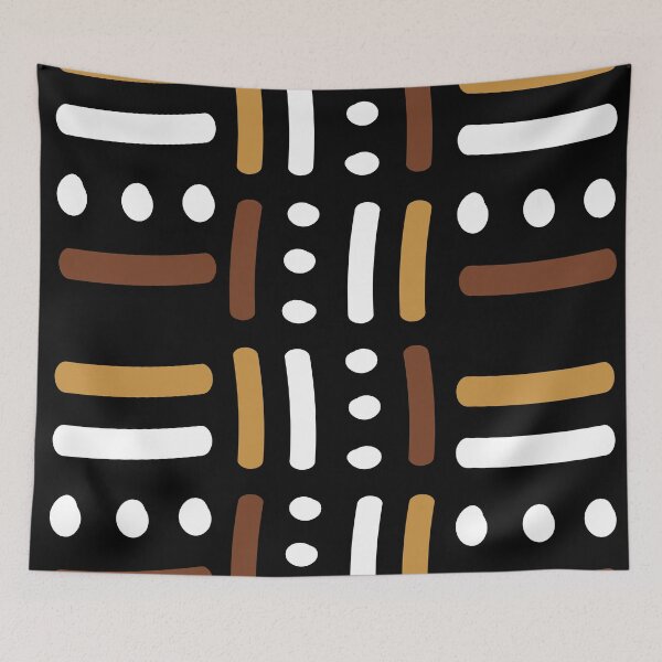 Item preview, Black Bogolan – Traditional African Pattern from Mali designed and sold by Wolagno.