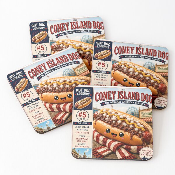 Item preview, Hotdog Heros Coney Island Dog designed and sold by 1mooreroy.
