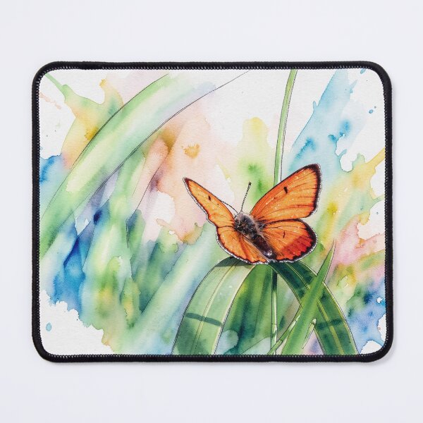 Item preview, Orange Butterfly in Watercolor designed and sold by tomorrowsart.