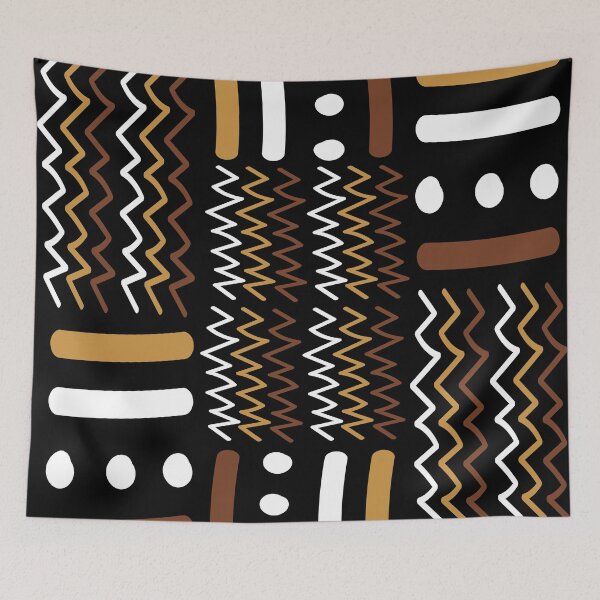 Item preview, Black Bogolan – Traditional African Pattern from Mali designed and sold by Wolagno.