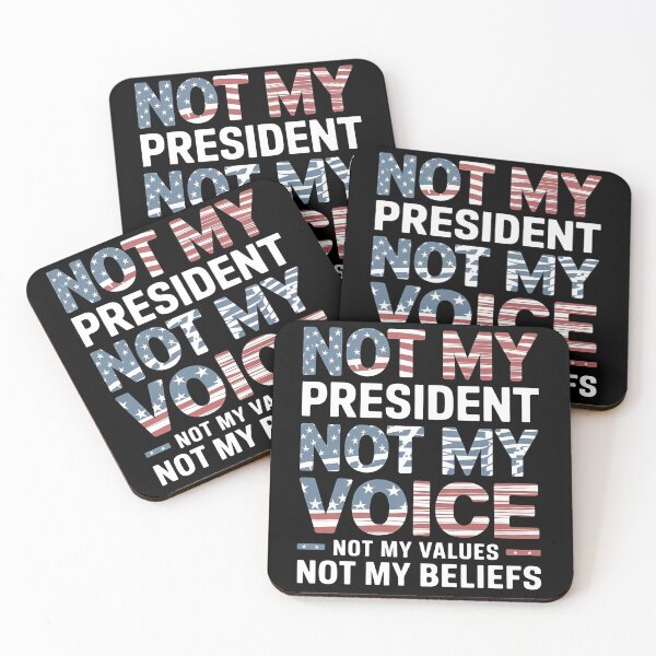 Item preview, Not My President Not My Voice - A great gift for those who boldly stand for their values and speak out against injustice! designed and sold by ZyziowskyArt.