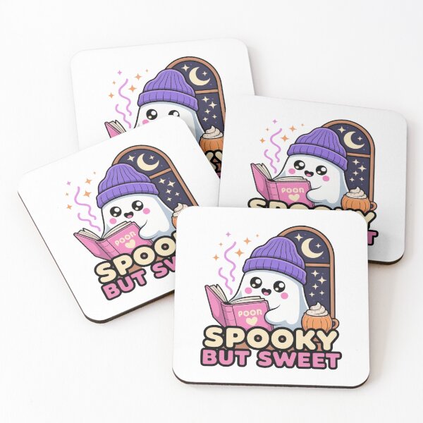 Item preview, Spooky But Sweet Ghost T-Shirt – Cute Cozy Halloween Book Lover Design for Autumn Aesthetic Fans designed and sold by GemBob Creations.