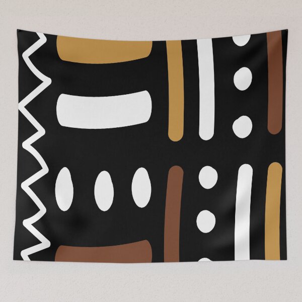 Item preview, Black Bogolan – Traditional African Pattern from Mali designed and sold by Wolagno.