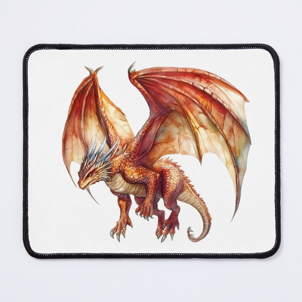Item preview, Cute Red Dragon Monster Fantasy Creature Fiction Animal designed and sold by Instant Printing.